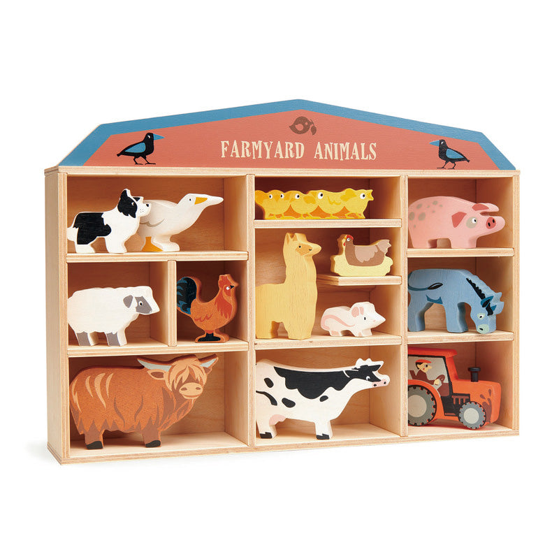 Tender Leaf Toys1 piece Farmyard Animals CDU Set