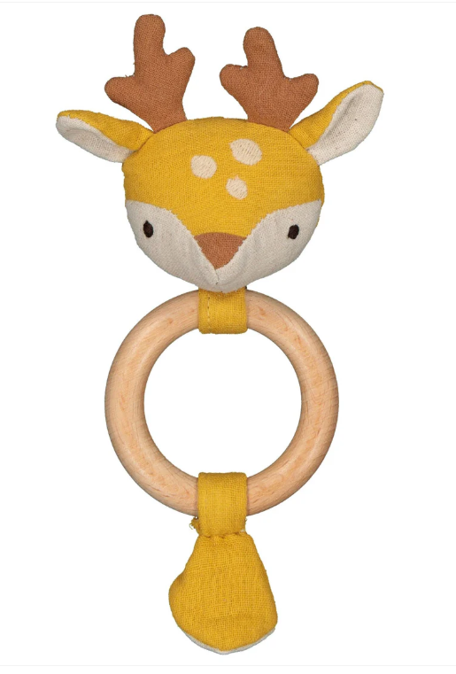 Lily and George Freckles the Fawn Teether