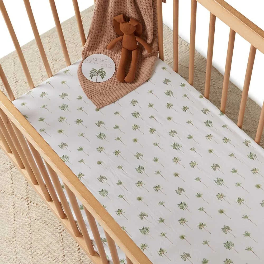 Snuggle Hunny Kids Green Palm Organic Muslin Wrap