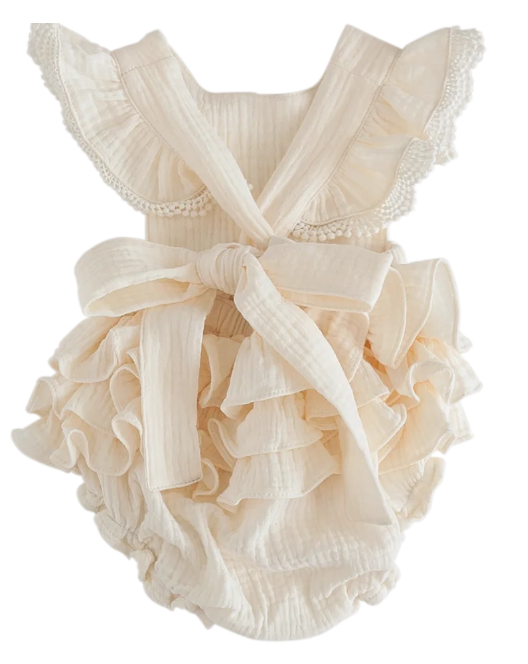 Karibou Kids jasmine-muslin-playsuit-milk