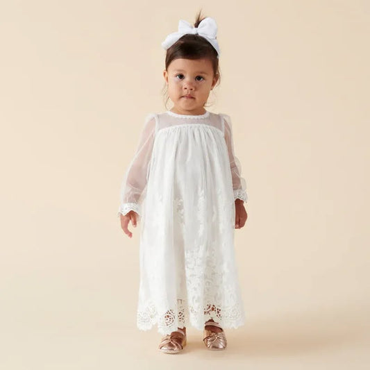 Designer Kidz SOPHIA CHRISTENING GOWN - IVORY